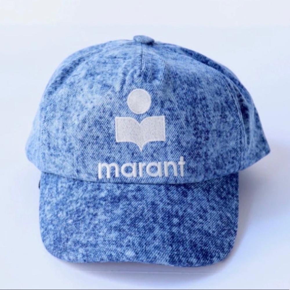 Isabel Marant Tyron Cap in Denim